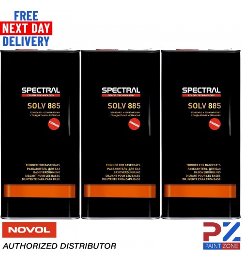 3 x Novol SPECTRAL SOLV 855 STANDARD 5L Acrylic Thinner