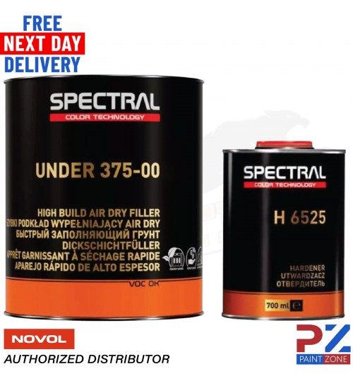 NOVOL SPECTRAL UNDER 375-00 P3 GREY 3.5LT KIT - AIR DRY HIGH BUILD PRIMER