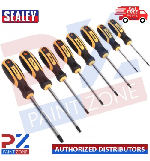 S0897 Siegen Torx (TX) Soft Grip Screwdriver Set - 8 Piece
