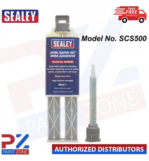 Sealey SCS500 25ml Rapid Set MMA Adhesive High Tension Strength