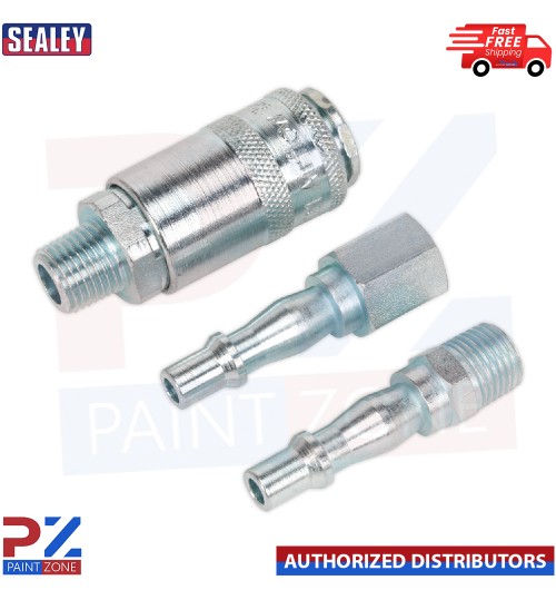 Sealey 1/4''BSP Air Tool Coupling Kit AC60