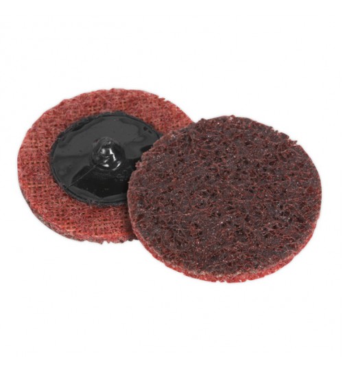 Sealey PTCQC50M 50mm Medium Surface Prep Pads – Quick Change – 10 Pack