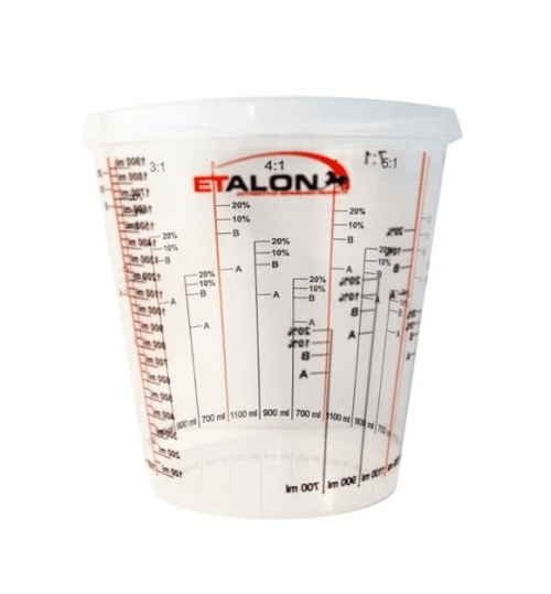 Plastic mixing cups 1900ml Box of 100 cups